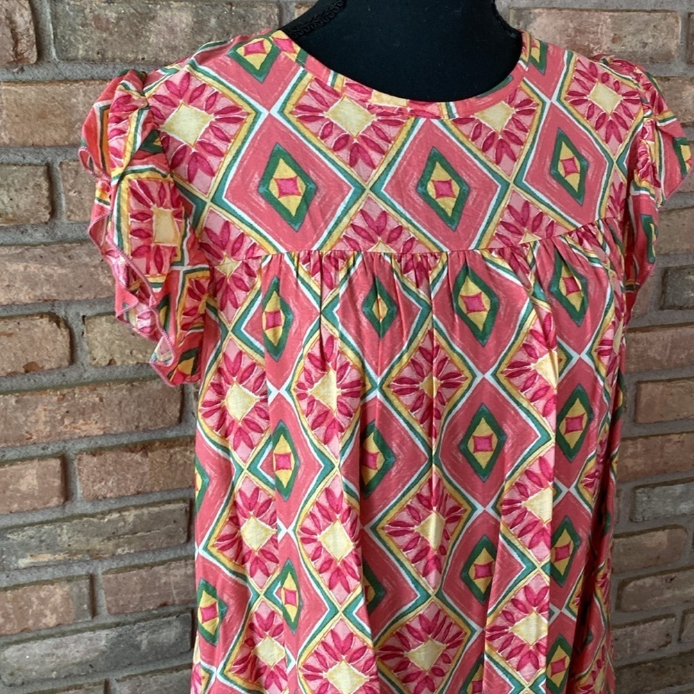 Colorful Geometric Dress - Picture 2 of 9